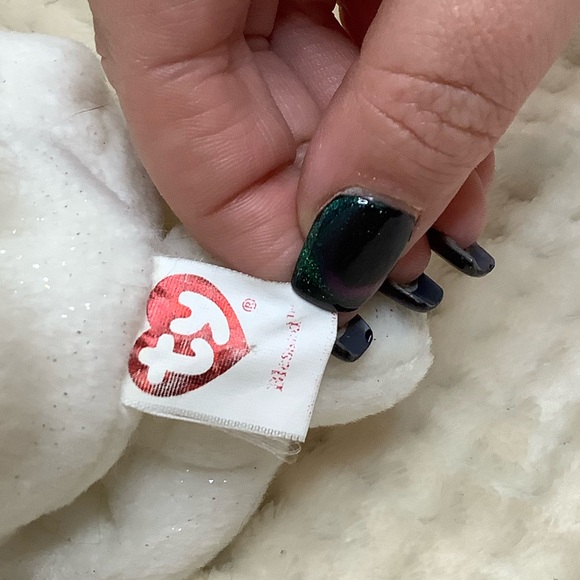 Vintage Ty Beanie Babies Plush Blessed Angel Bear Stuffed Animal Toy with Tags - Picture 13 of 16